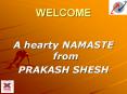 A hearty NAMASTE from PowerPoint PPT Presentation