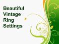 vintage ring settings PowerPoint PPT Presentation