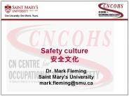 Safety culture ????