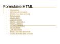 Formulaire HTML PowerPoint PPT Presentation