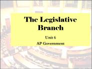 The Legislative Branch