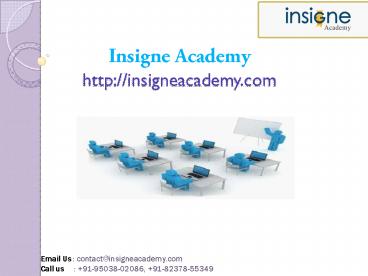 Insigne Academy-Industrial Training | Job Courses | Live Projects