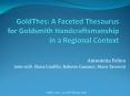 GoldThes: A Faceted Thesaurus for Goldsmith Handcraftsmanship in a Regional Context PowerPoint PPT Presentation