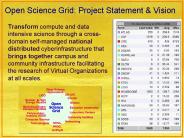 Open Science Grid: Project Statement