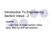 Introduction To Engineering Section Views - 2