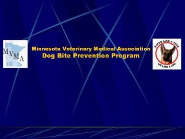 Minnesota Veterinary Medical Association Dog Bite Prevention Program