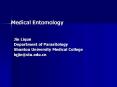 Medical Entomology PowerPoint PPT Presentation