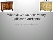 What Makes Ambella Vanity Collection Authentic