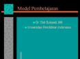 Model Pembelajaran PowerPoint PPT Presentation