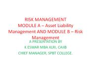 RISK MANAGEMENT MODULE A 