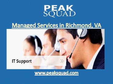 Managed Services in Richmond, VA