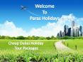Cheap Dubai Holiday Tour Packages