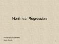 Nonlinear Regression PowerPoint PPT Presentation