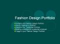 Fashion Design Portfolio PowerPoint PPT Presentation