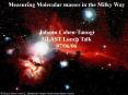Measuring Molecular masses in the Milky Way PowerPoint PPT Presentation