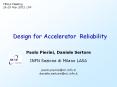 Design for Accelerator Reliability PowerPoint PPT Presentation