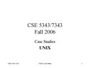 CSE 5343/7343 Fall 2006