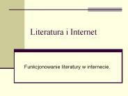 Literatura i Internet