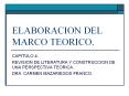 ELABORACION DEL MARCO TEORICO. PowerPoint PPT Presentation