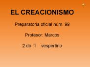 EL CREACIONISMO
