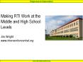 Making RTI Work at the Middle and High School Levels Jim Wright www.interventioncentral.org PowerPoint PPT Presentation