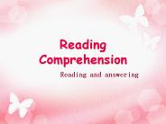 Reading Comprehension