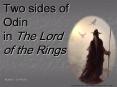 Two sides of Odin in The Lord of the Rings PowerPoint PPT Presentation