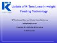 Update of K-Tron Loss-in-weight PowerPoint PPT Presentation