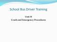 School Bus Driver Training PowerPoint PPT Presentation