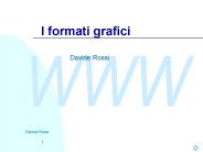 I formati grafici