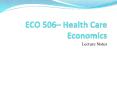 ECO 506 PowerPoint PPT Presentation