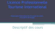 Descriptif des cours