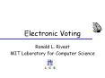 Electronic Voting PowerPoint PPT Presentation