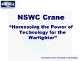 NSWC Crane PowerPoint PPT Presentation