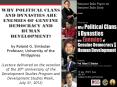 WHY POLITICAL CLANS AND DYNASTIES ARE ENEMIES OF GENUINE DEMOCRACY AND HUMAN DEVELOPMENT? by Roland G. Simbulan Professor, University of the Philippines (Lecture delivered on the occasion of the 30th anniversary of the Development Studies Program and PowerPoint PPT Presentation