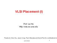 VLSI Placement (I)