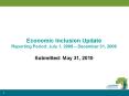 Economic Inclusion Update PowerPoint PPT Presentation