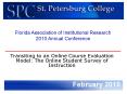 Transiting to an Online Course Evaluation Model: The Online Student Survey of Instruction PowerPoint PPT Presentation