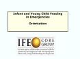 Infant and Young Child Feeding PowerPoint PPT Presentation