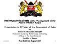 Performance Contracts in the Management of the Public Service in Kenya PowerPoint PPT Presentation