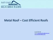 Metal Roof – Cost Efficient Roofs