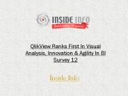 QlikView Ranks First In Visual Analysis - Business Intelligence Software