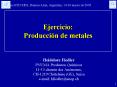 Ejercicio: Producci PowerPoint PPT Presentation