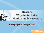 Reasons Why Geotechnical Monitoring is Necessary