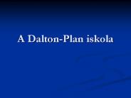 A Dalton-Plan iskola