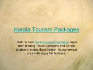 Kerala Tourism Packages
