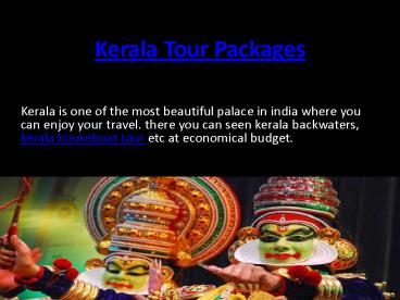 kerala tour packages