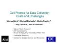 Cell Phones for Data Collection: Costs and Challenges PowerPoint PPT Presentation