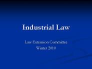 Industrial Law