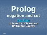Prolog negation and cut
